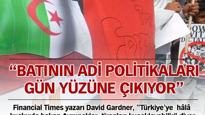 "Batı'nın adi politikaları gün yüzüne çıkıyor"