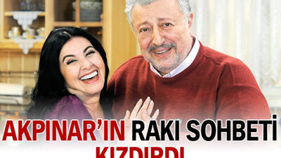 Metin Akpınar'ın rakı sohbeti kızdırdı!