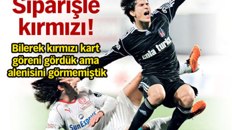 Siparişle kırmızı!