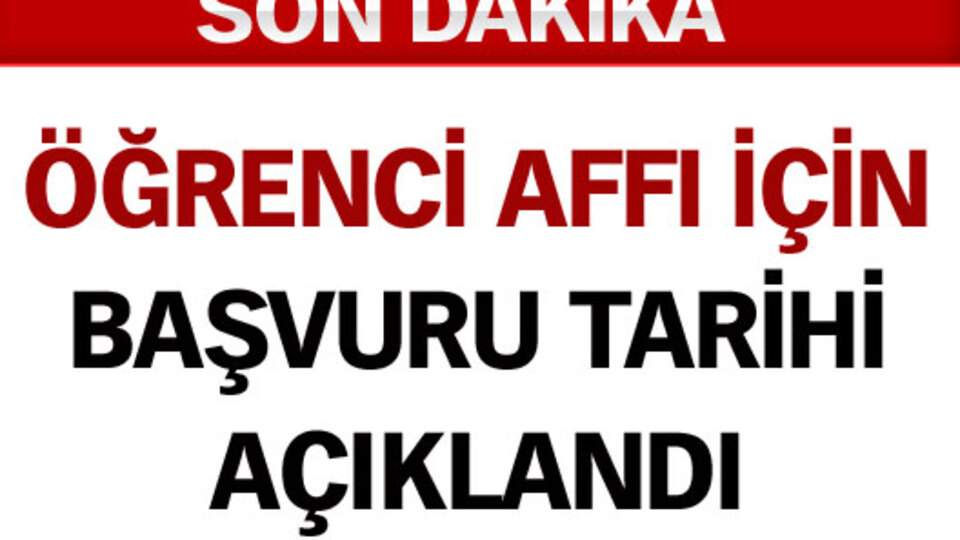 Öğrenci affıyla ilgili YÖK'ten açıklama