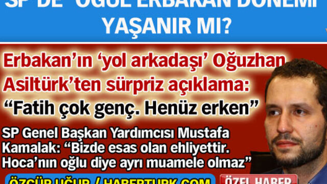 SP'de 'İkinci Erbakan Dönemi' olur mu?