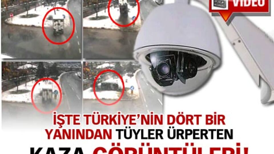 İşte tüyler ürperten kaza görüntüleri!