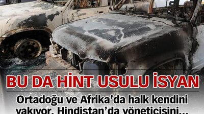 Çıkarılan işçiler yöneticiyi yaktı