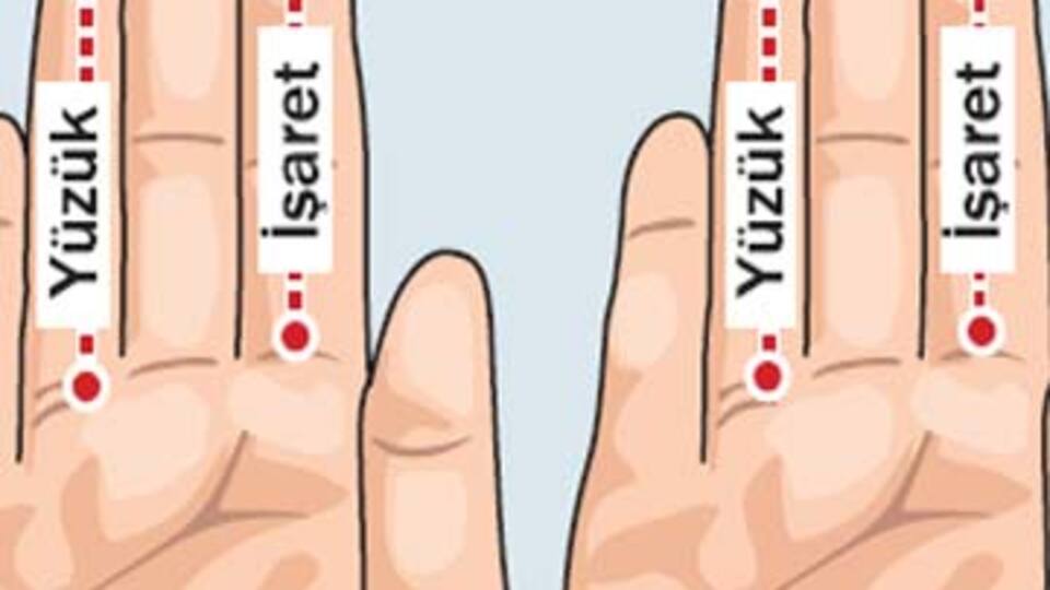 Uzun işaret parmağı kanser ve kalp habercisi