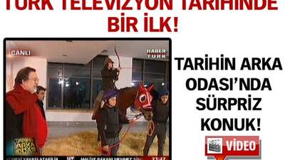 Türk televizyon tarihinde bir ilk!