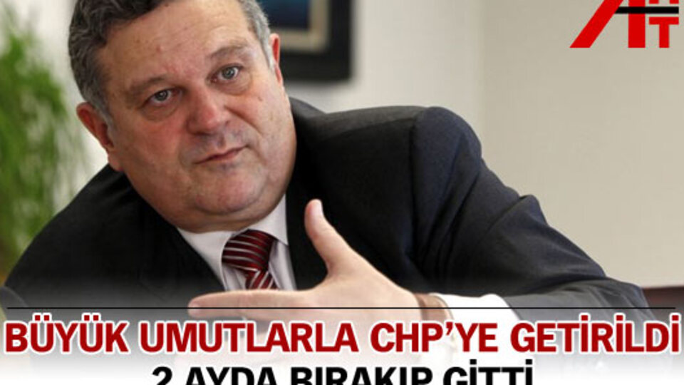 CHP İstanbul'da istifa!