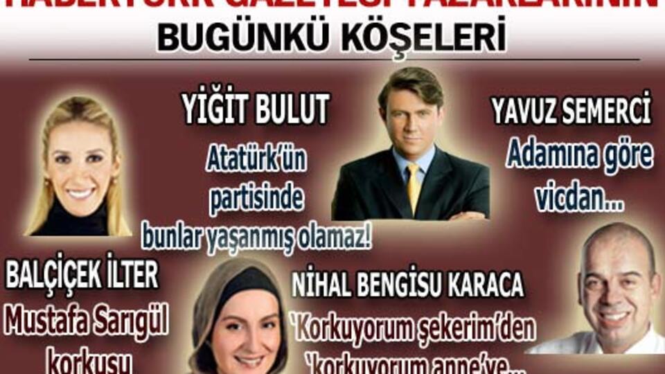 HABERTÜRK Gazetesi yazarlarından...