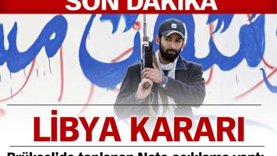 Nato'dan Libya kararı!
