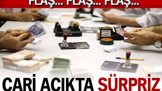 Cari açıkta sürpriz