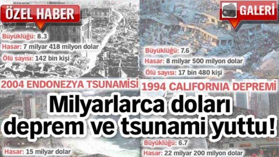 Dünya tarihinin en maliyetli felaketleri