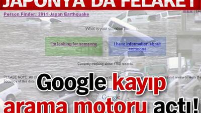 Google 'kayıp arama motoru' açtı