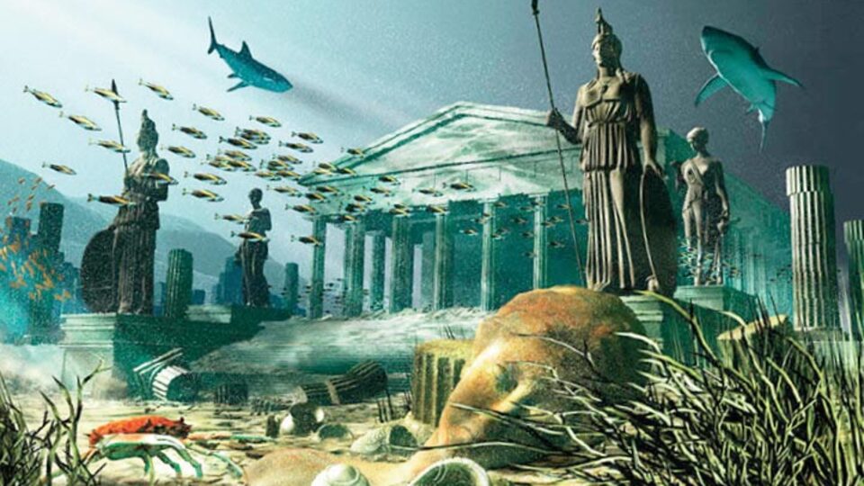 Atlantis şehrini de tsunami vurmuş