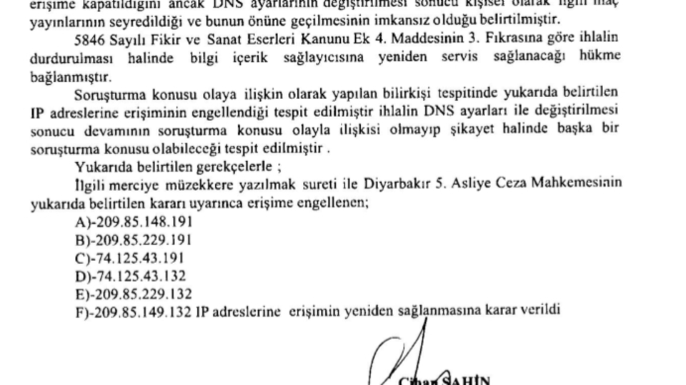 Bloglar özgür!