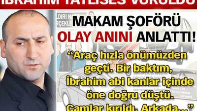Tatlıses'in şoförü olay anını anlattı!