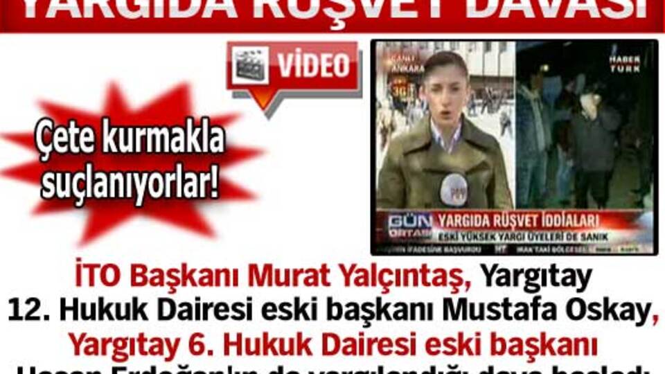 "Yargıda rüşvet"i anlattılar