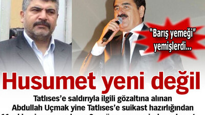 Husumet yeni değil!