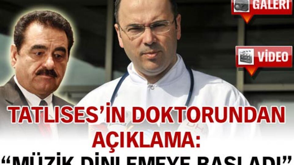 Tatlıses müzik dinlemeye başladı!