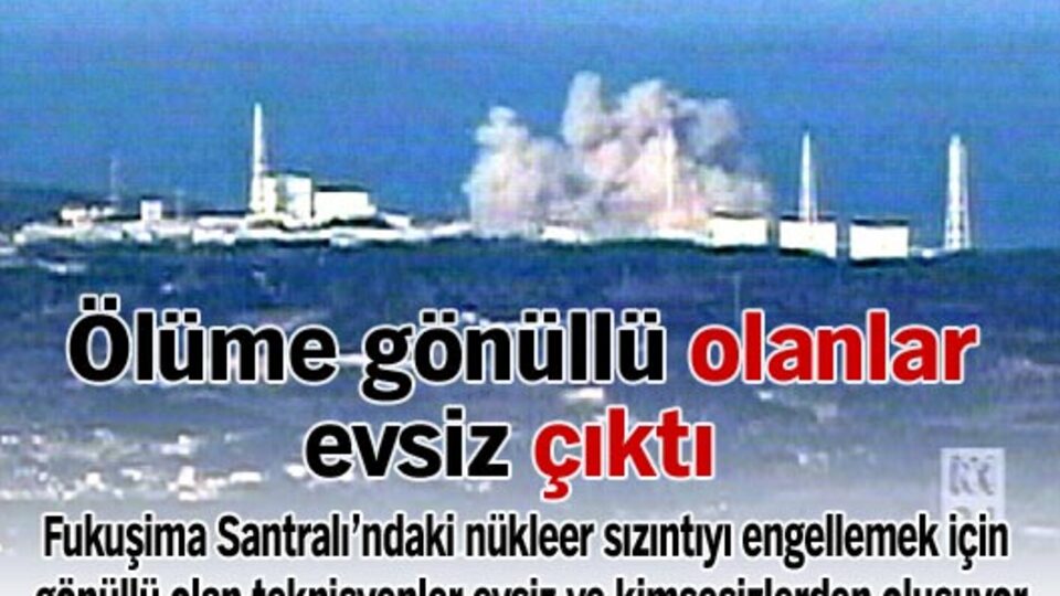 Ölüme gönüllü olanlar evsiz çıktı