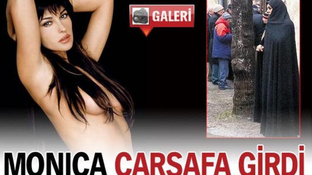 Monica Bellucci çarşafa girdi GALERİ