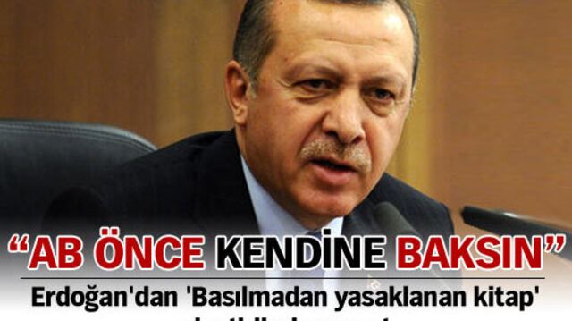 "AB önce kendine baksın"