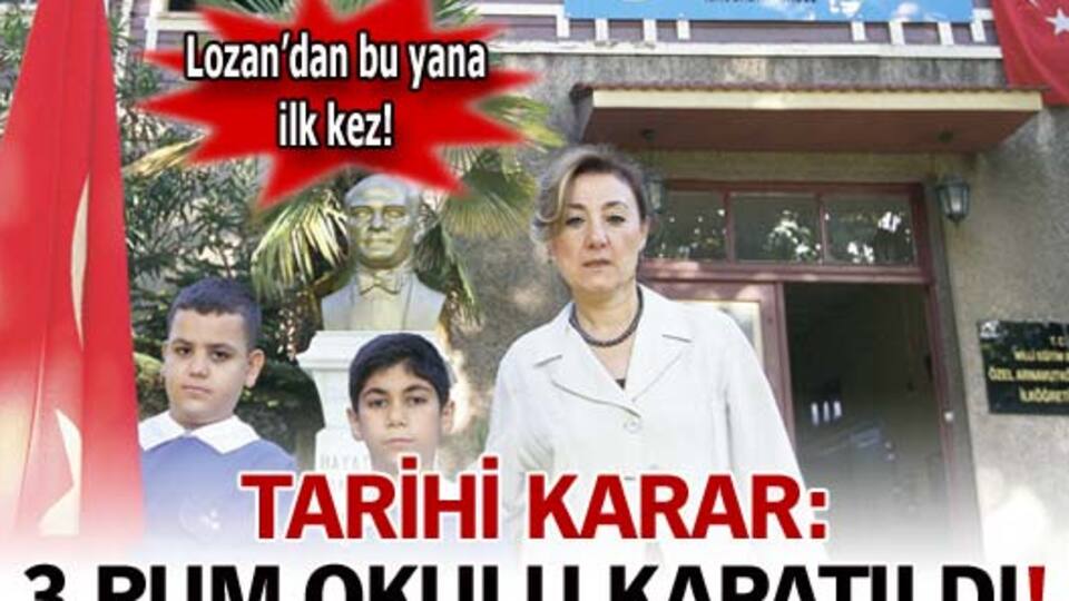 3 Rum okulu kapatıldı