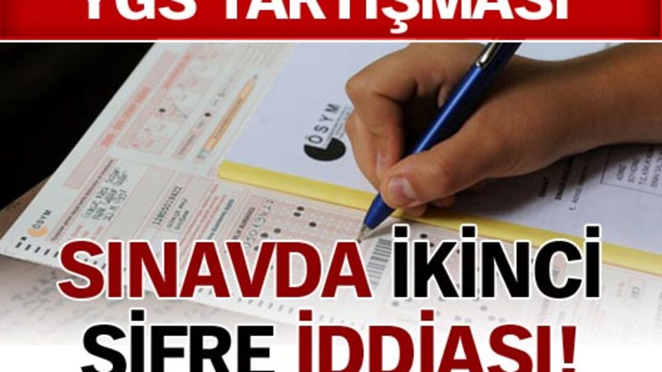 Sınavdaki ikinci şifre!