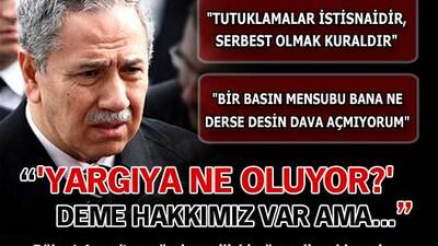 "Hepimizin 'Yargıya ne oluyor? deme hakkımız var, ama..."