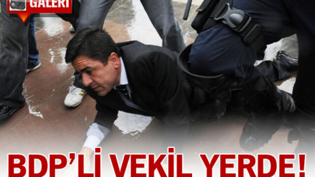 BDP'li Yıldız yerde sürüklendi!