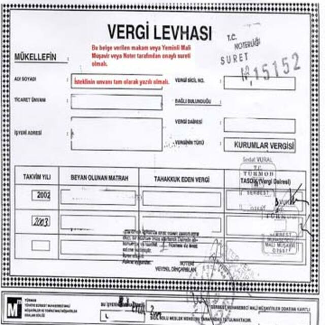 Vergi Levhası'nda yeni dönem!