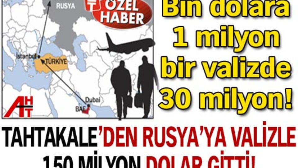 Bir valizde 30 milyon TL!