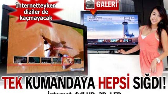 Tek kumandaya hepsi sığdı