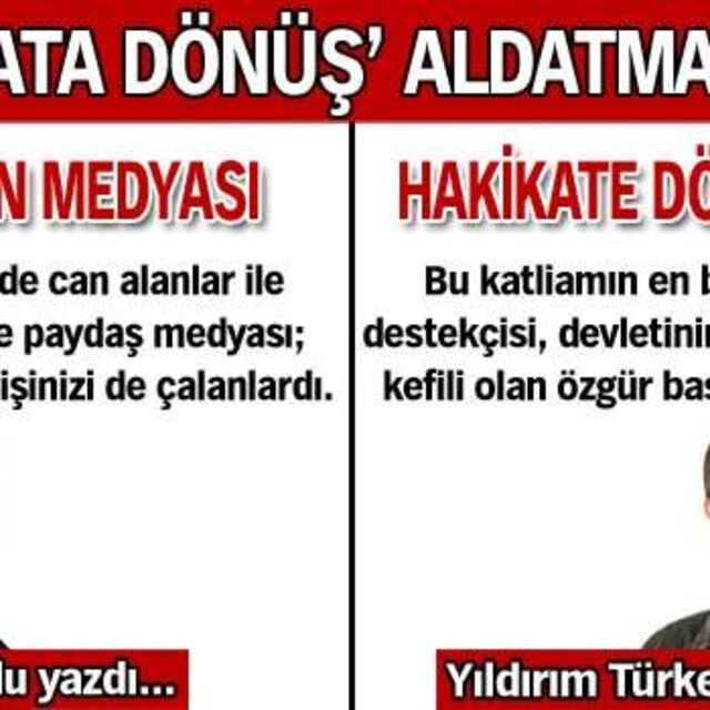 'Hayata Dönüş' aldatmacasını yazdılar