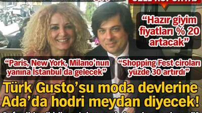 Türk Gusto'su Ada'ya yelken açtı!