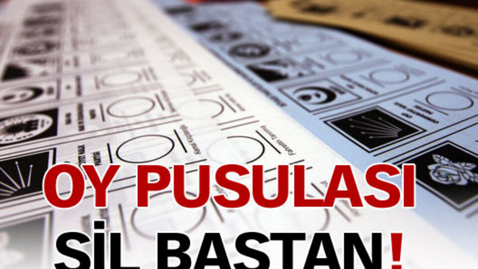 Oy pusulası değişti!