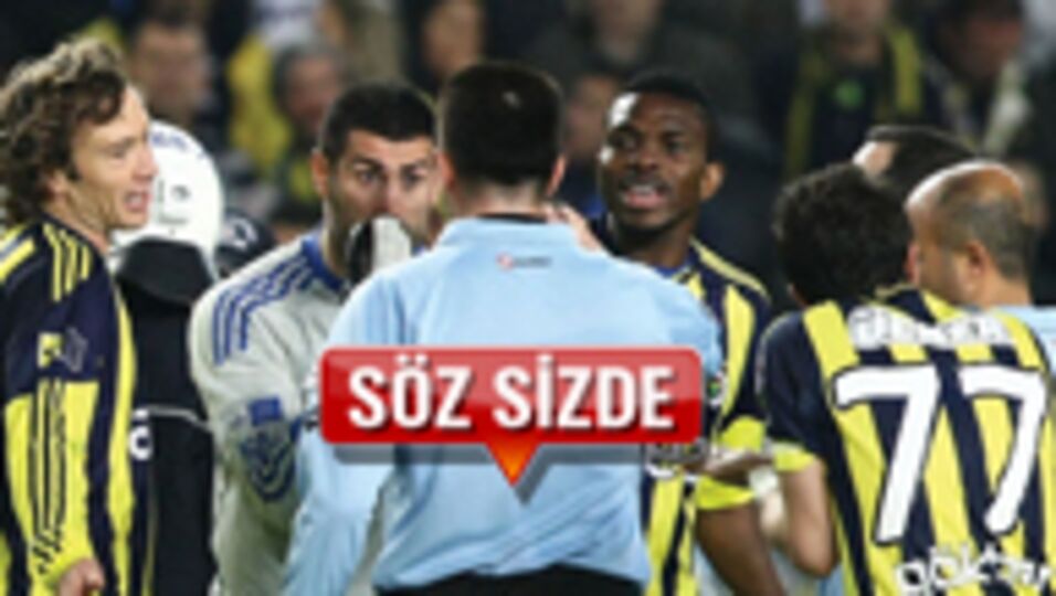 F.Bahçe hakemi de mi yendi?