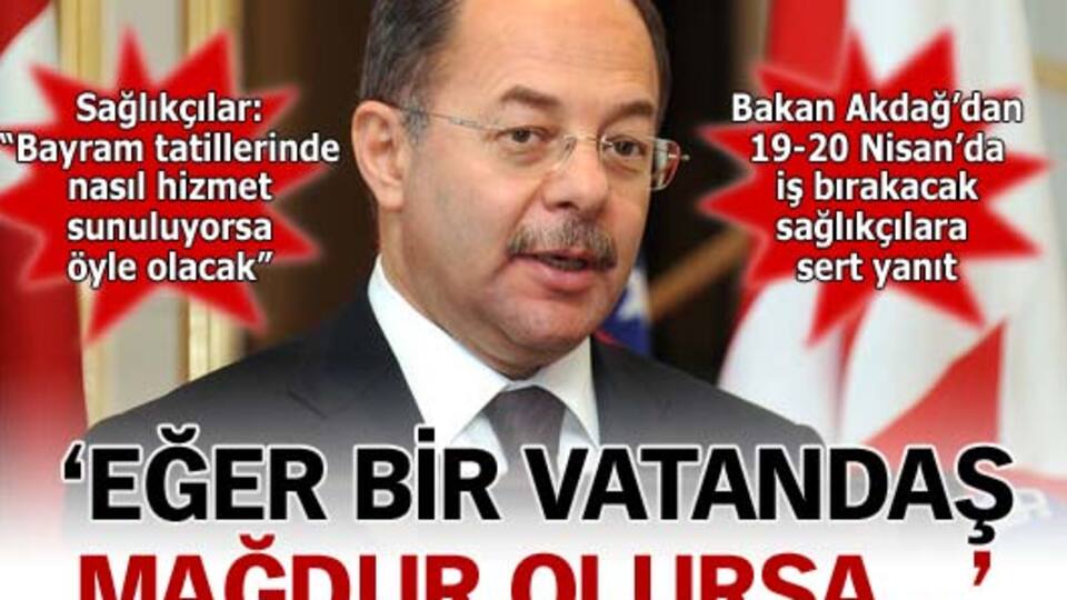 "Eğer bir vatandaş mağdur olursa"