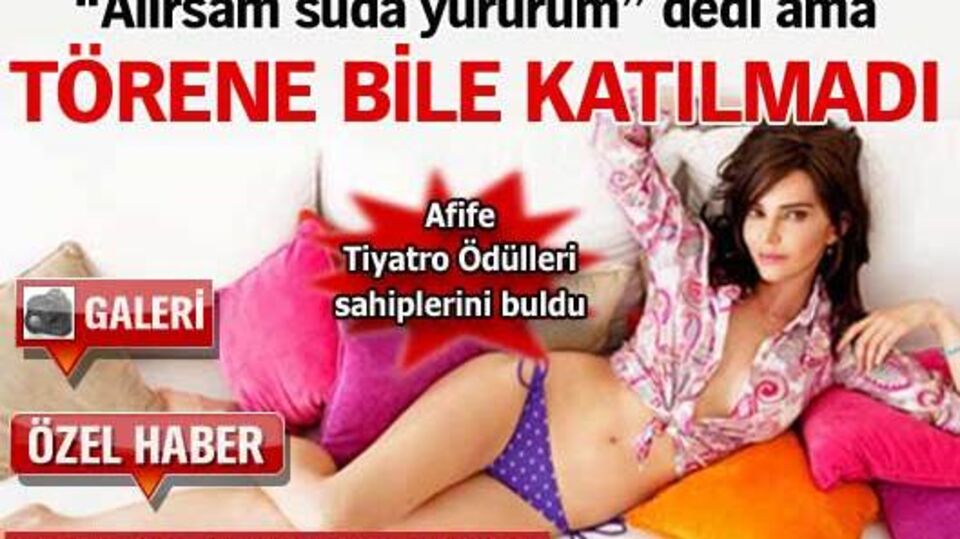 Afife Tiyatro Ödülleri sahiplerini buldu