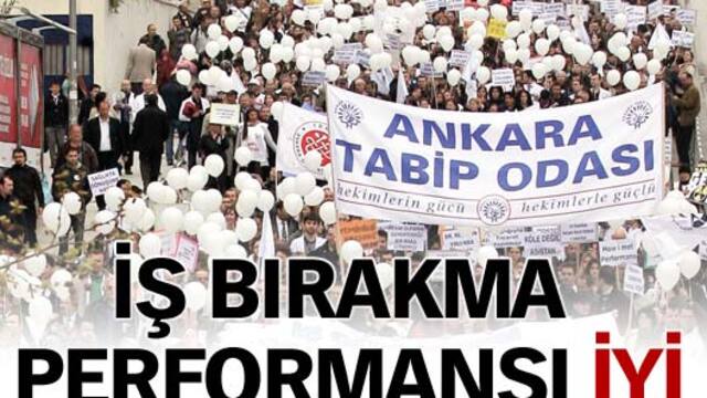 İş bırakma performansı iyi!
