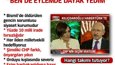 "Ben de eylemde dayak yedim"