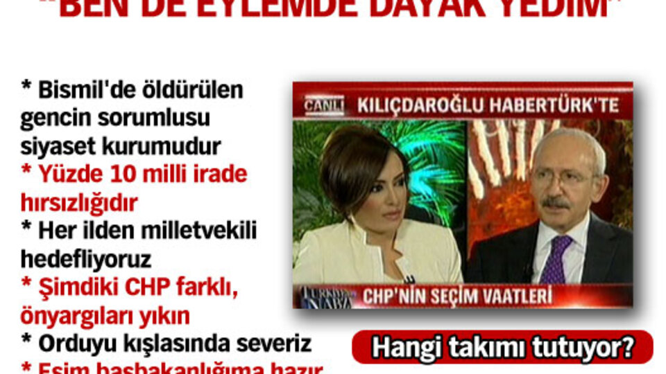 "Ben de eylemde dayak yedim"