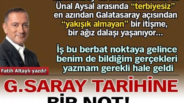 G.Saray tarihine bir not!