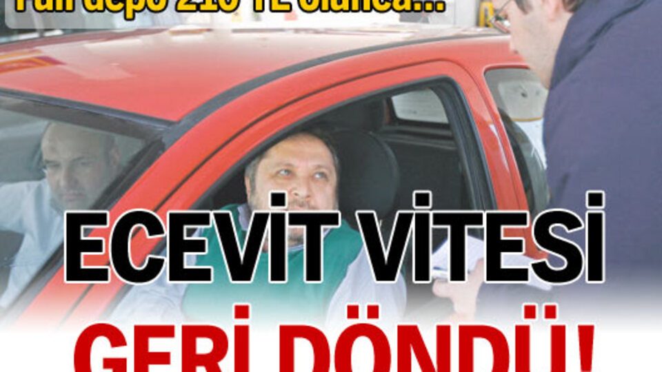 Full depo 210 TL olunca vitesi boşa aldık!