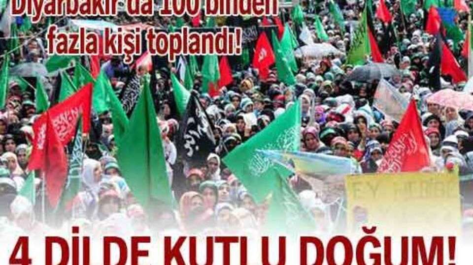 Diyarbakır'da 4 dilde kutlu doğum!