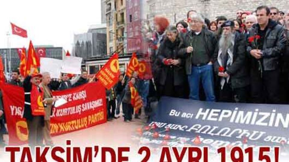 Taksim'de 2 ayrı 1915!