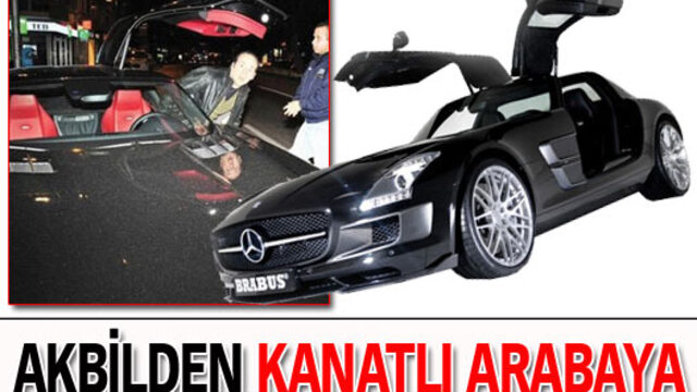 Akbilden kanatlı arabaya!