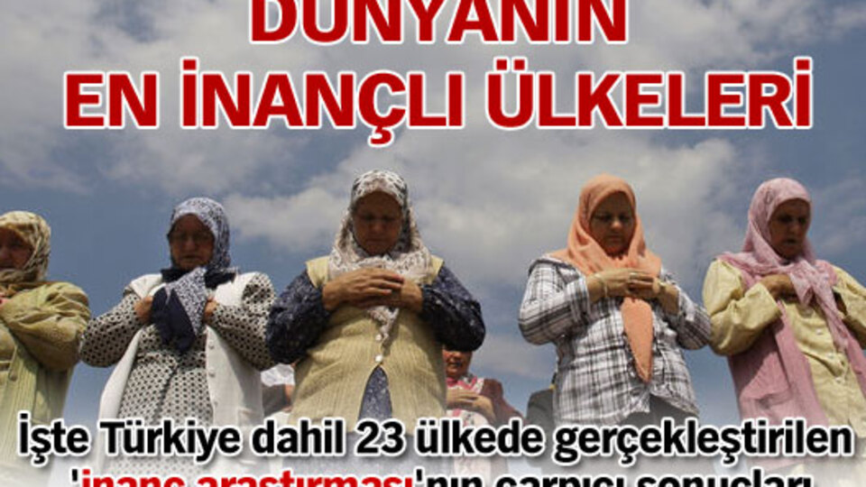 Dünyanın en inançlı ülkeleri!