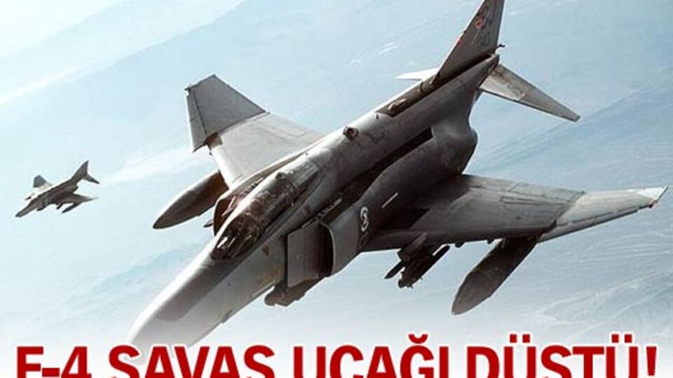 F-4 Savaş ucağı düştü!
