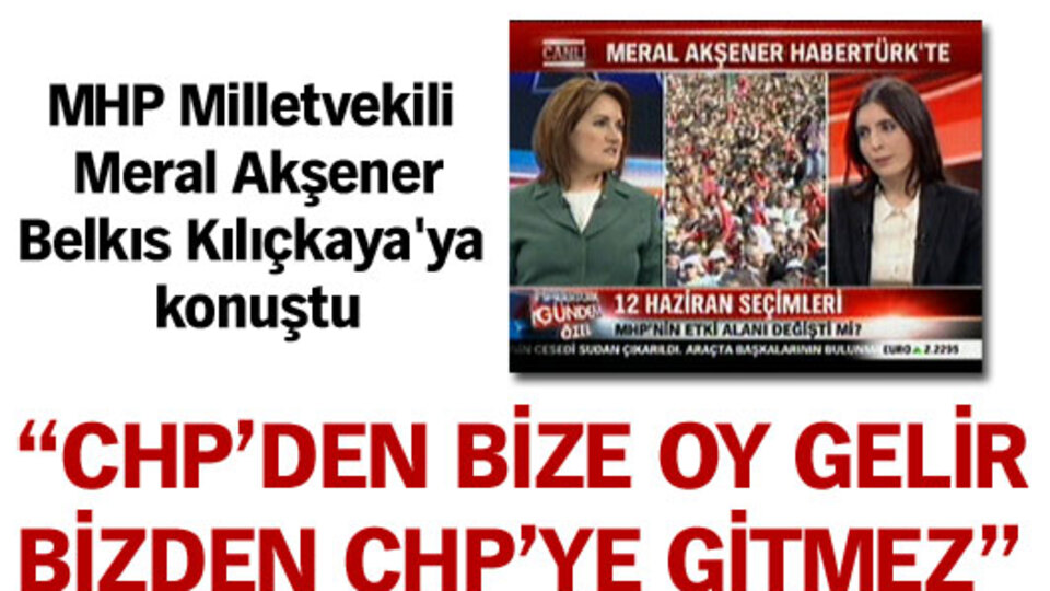 "CHP'den bize oy gelir, bizden CHP'ye gitmez!"