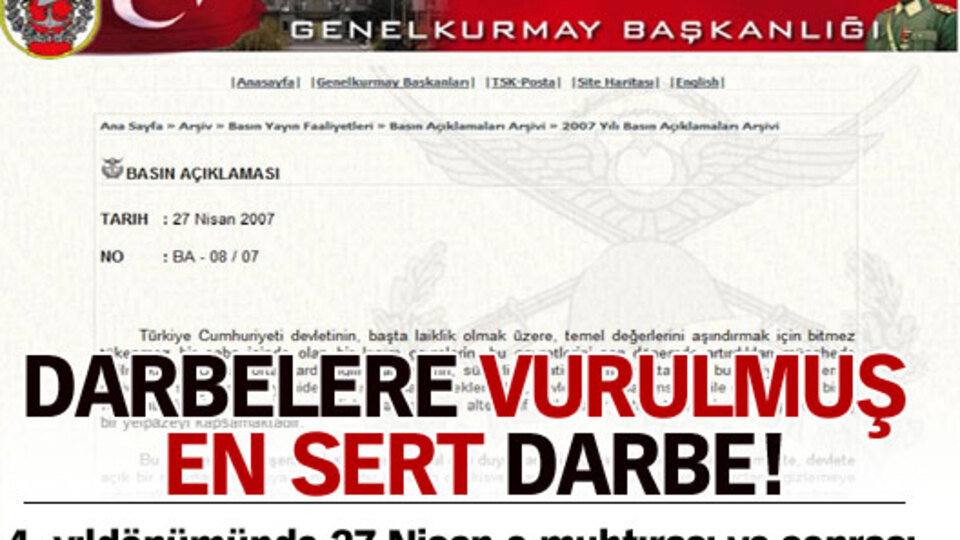 Darbelere vurulmuş en sert darbe!