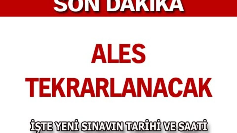 ALES'te hatalı kitapçık
